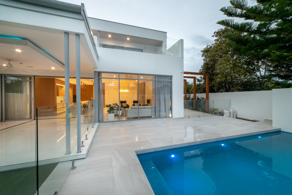 Elabana Crescent custom home in Perth post-construction and past the final final stage of Perth custom home planning by Trendsetter Homes
